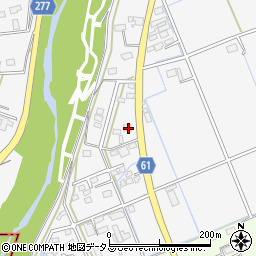 静岡県袋井市深見453-1周辺の地図