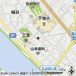 愛知県豊橋市下地町宮前80周辺の地図