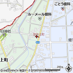静岡県浜松市中央区笠井上町280周辺の地図