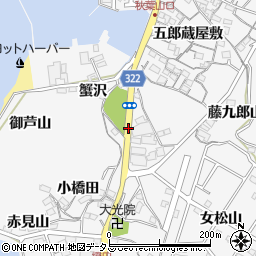 橋田口周辺の地図