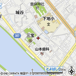 愛知県豊橋市下地町宮前95周辺の地図