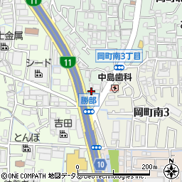 大阪府豊中市宝山町23-16周辺の地図