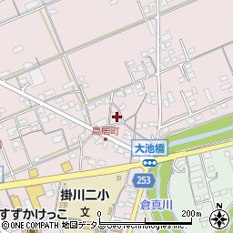 静岡県掛川市大池2057周辺の地図