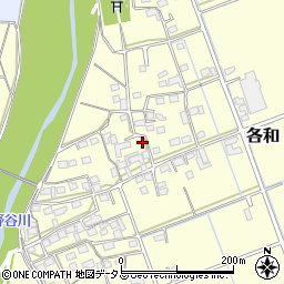 静岡県掛川市各和1270周辺の地図