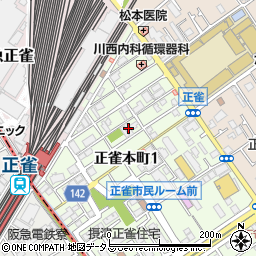 阪急正雀ハイツ周辺の地図