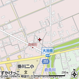 静岡県掛川市大池344周辺の地図