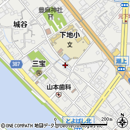 愛知県豊橋市下地町宮前74周辺の地図