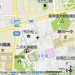 静岡県掛川市掛川1185-5周辺の地図
