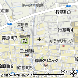 兵庫県伊丹市鈴原町4丁目45周辺の地図