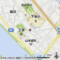 愛知県豊橋市下地町宮前78周辺の地図