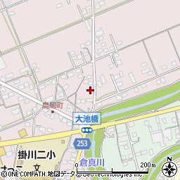 静岡県掛川市大池2051周辺の地図