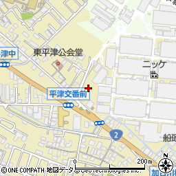 兵庫県加古川市米田町周辺の地図