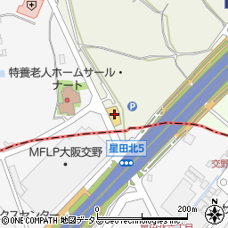 大阪府枚方市茄子作5丁目1241周辺の地図