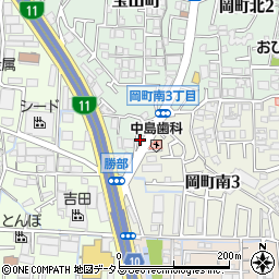 大阪府豊中市宝山町23-5周辺の地図