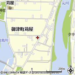 兵庫県たつの市御津町苅屋813周辺の地図