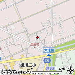 静岡県掛川市大池2056周辺の地図
