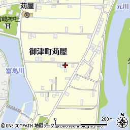 兵庫県たつの市御津町苅屋814周辺の地図