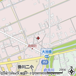 静岡県掛川市大池342周辺の地図