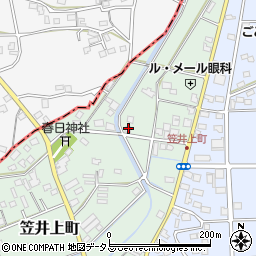 静岡県浜松市中央区笠井上町226周辺の地図