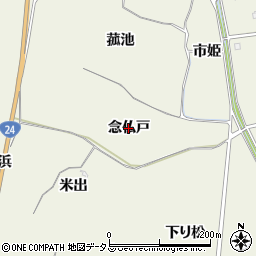 京都府木津川市山城町平尾（念仏戸）周辺の地図