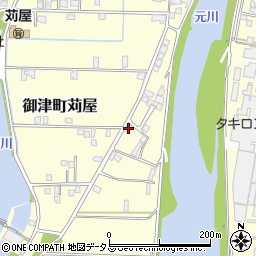 兵庫県たつの市御津町苅屋1028周辺の地図