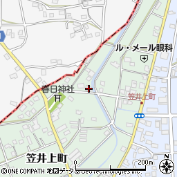 静岡県浜松市中央区笠井上町243周辺の地図