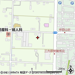 静岡県浜松市中央区東三方町74周辺の地図