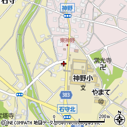 加古川神野郵便局周辺の地図