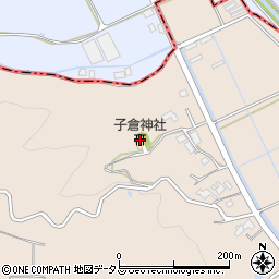 子倉神社周辺の地図