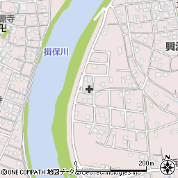 兵庫県姫路市網干区興浜2159周辺の地図