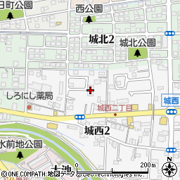 株式会社 三和内 福祉用具レンタル・販売部門 ふれあい周辺の地図