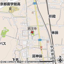 若王寺周辺の地図