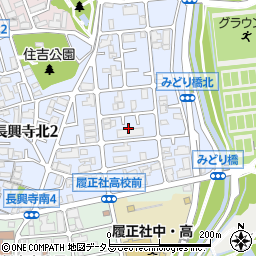 大阪府豊中市長興寺北3丁目7周辺の地図