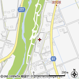 静岡県袋井市深見1206周辺の地図