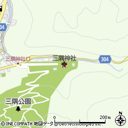 三隅神社周辺の地図