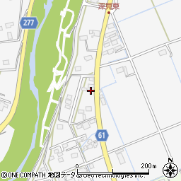 静岡県袋井市深見460-4周辺の地図