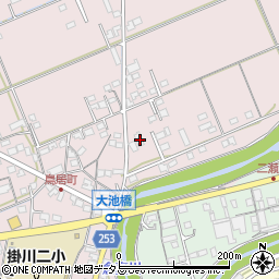静岡県掛川市大池1051周辺の地図