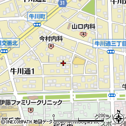 〒440-0011 愛知県豊橋市牛川通の地図