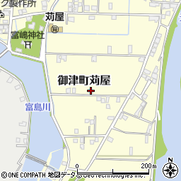 兵庫県たつの市御津町苅屋808周辺の地図