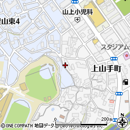 大阪府吹田市上山手町18-16周辺の地図