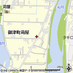 兵庫県たつの市御津町苅屋812周辺の地図