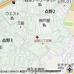 株式会社神戸屋　独身寮周辺の地図