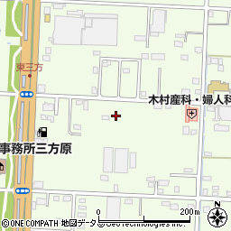 静岡県浜松市中央区東三方町98周辺の地図