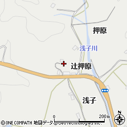 京都府南山城村（相楽郡）北大河原（辻押原）周辺の地図