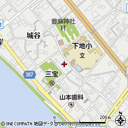 愛知県豊橋市下地町宮前84周辺の地図