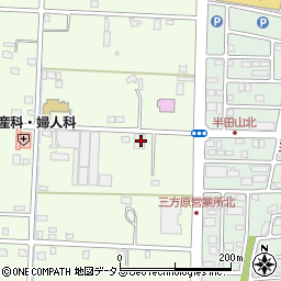 静岡県浜松市中央区東三方町76周辺の地図