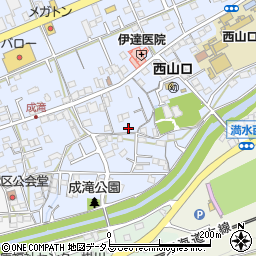 静岡県掛川市成滝周辺の地図