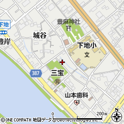 愛知県豊橋市下地町宮前86周辺の地図