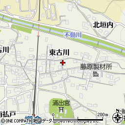 京都府木津川市山城町平尾東古川25周辺の地図