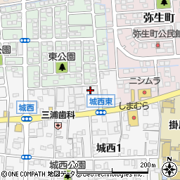 東海軒　掛川店周辺の地図